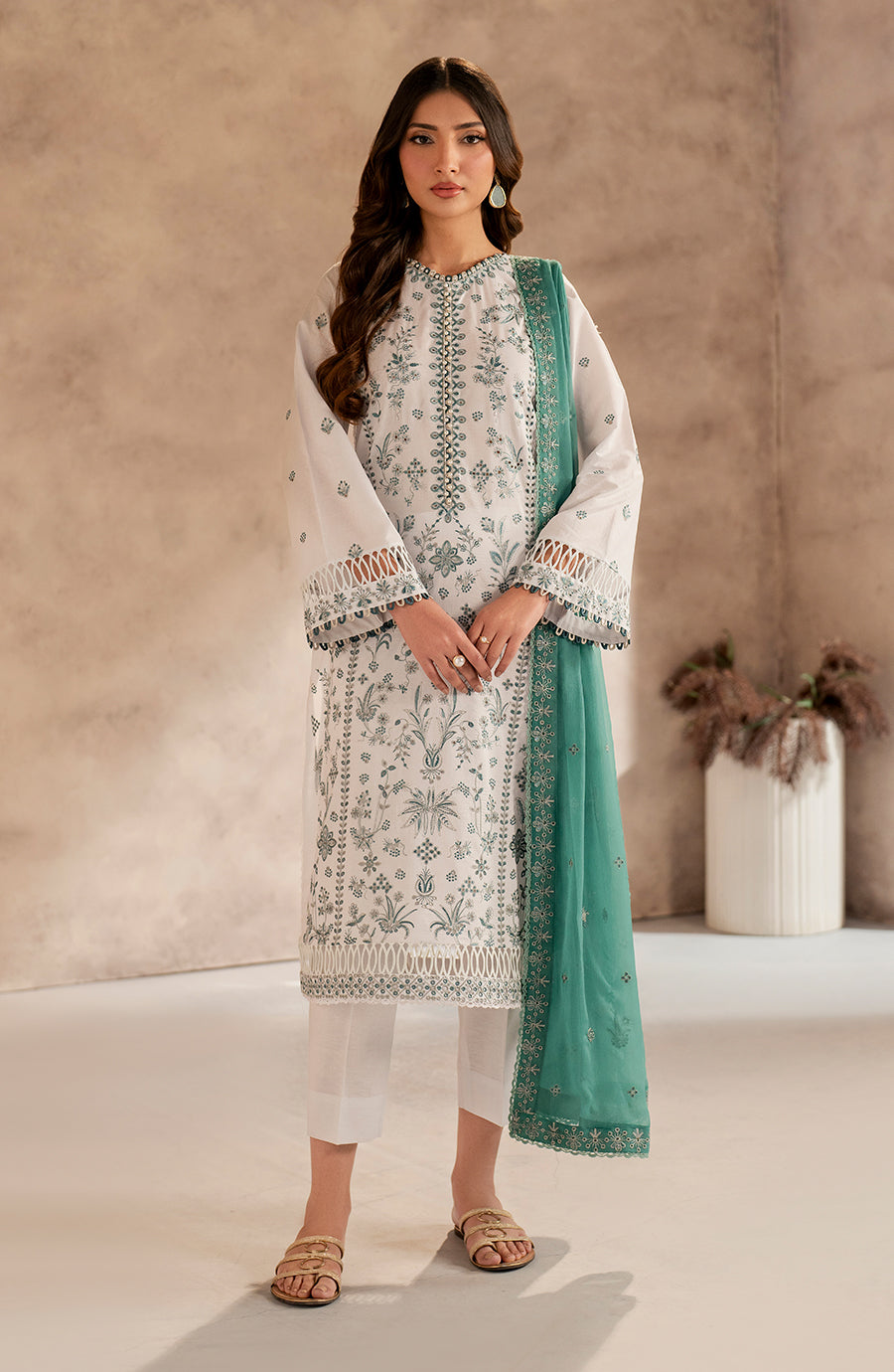 Zarif | Summer Lawn 25 | UNST-LWN-05 SEMIL - Mirha Collections