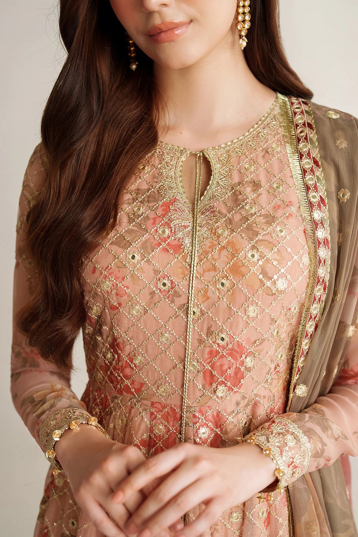 Jazmin - EMBROIDERED CHIFFON UC-3110