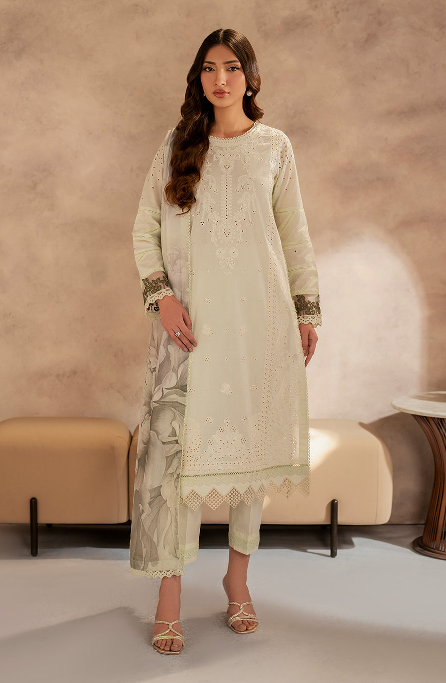 Zarif | Summer Lawn 25 | UNST-LWN-08 ROOHAL - Mirha Collections