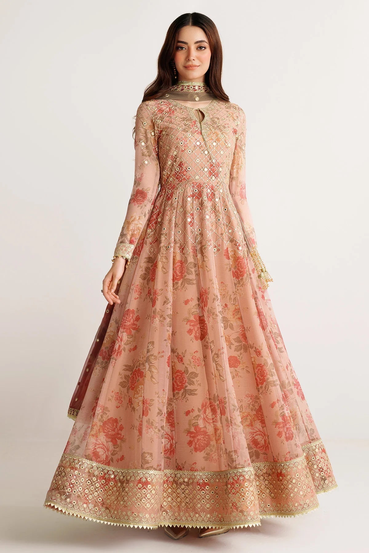 Jazmin - EMBROIDERED CHIFFON UC-3110
