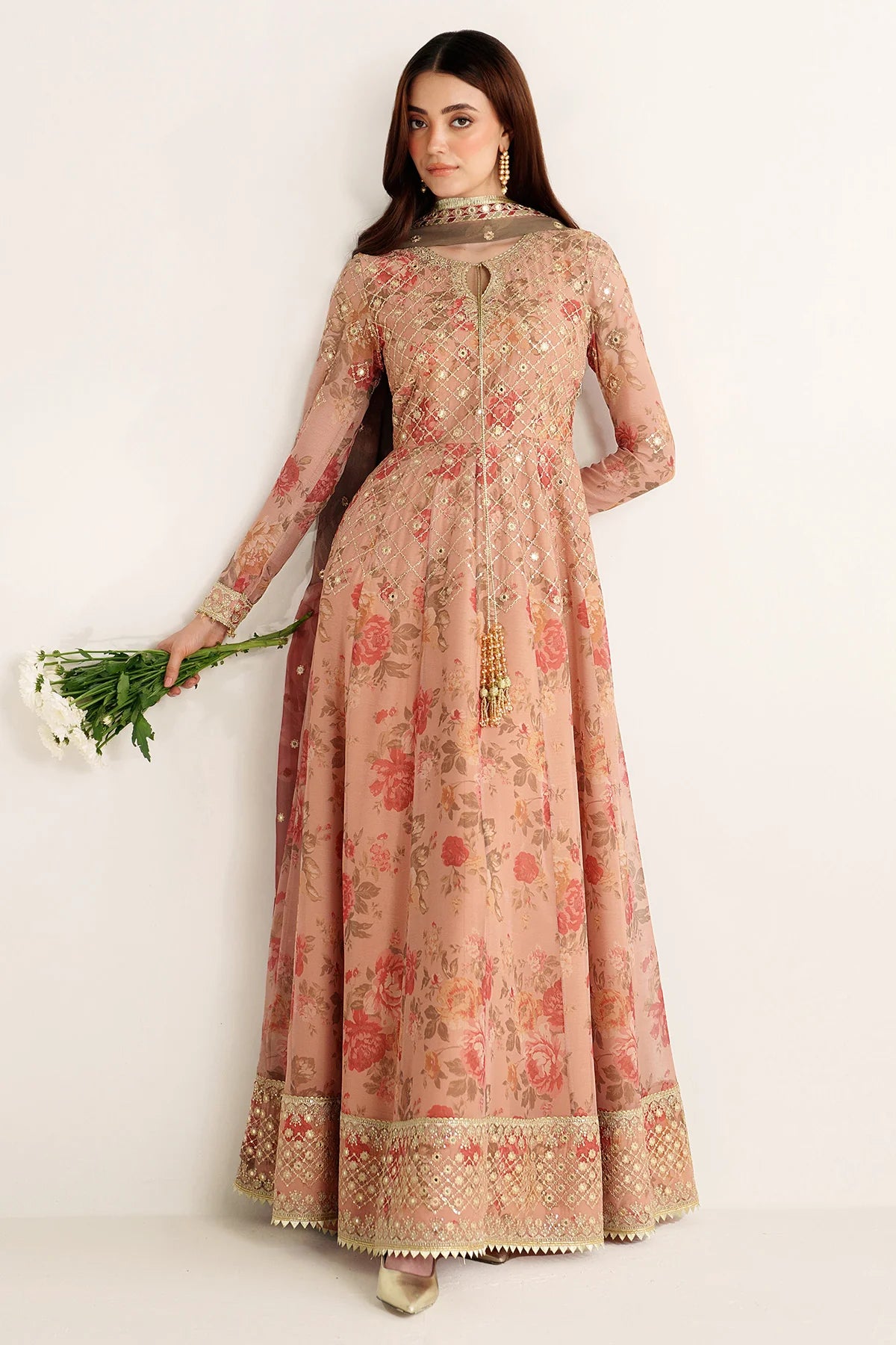 Jazmin - EMBROIDERED CHIFFON UC-3110