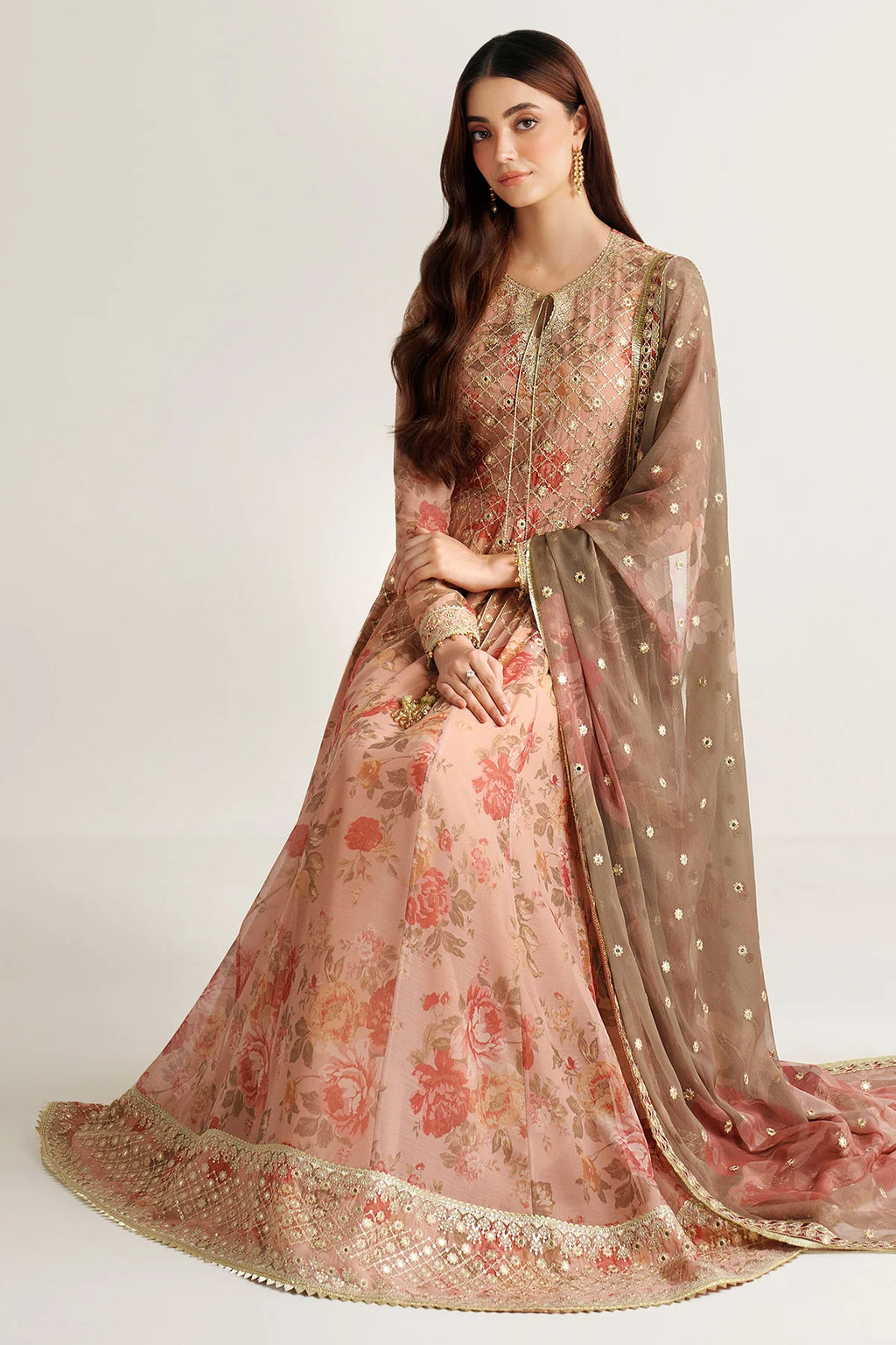 Jazmin - EMBROIDERED CHIFFON UC-3110
