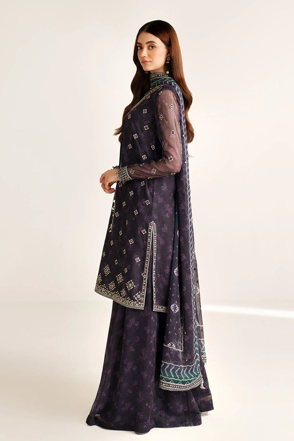 Jazmin - EMBROIDERED CHIFFON UC-3101