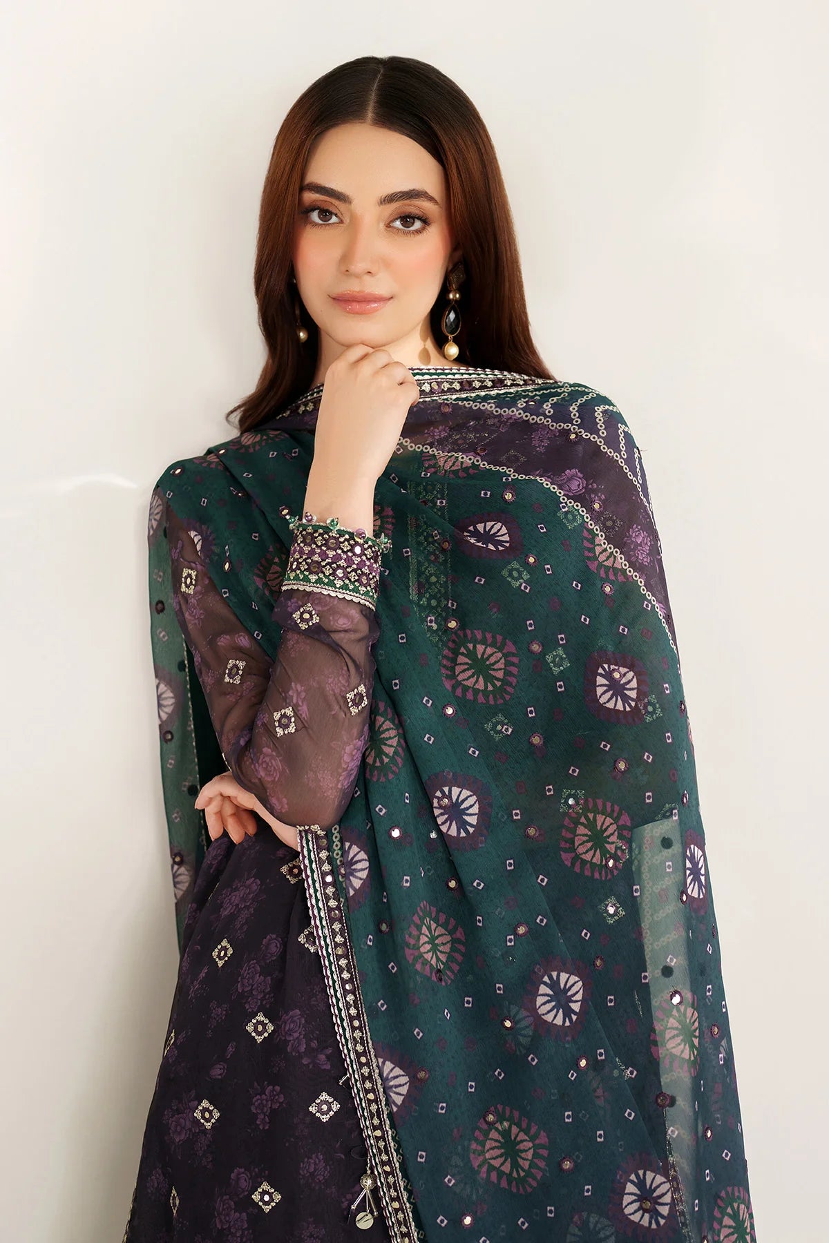 Jazmin - EMBROIDERED CHIFFON UC-3101