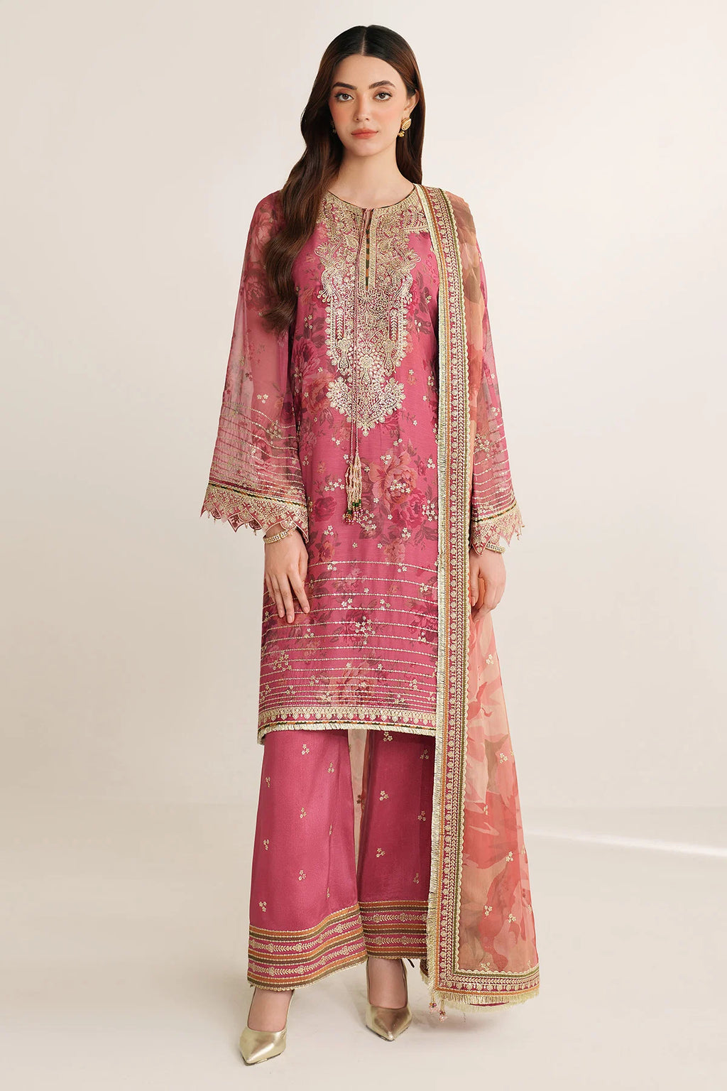Jazmin - EMBROIDERED CHIFFON UC-3105