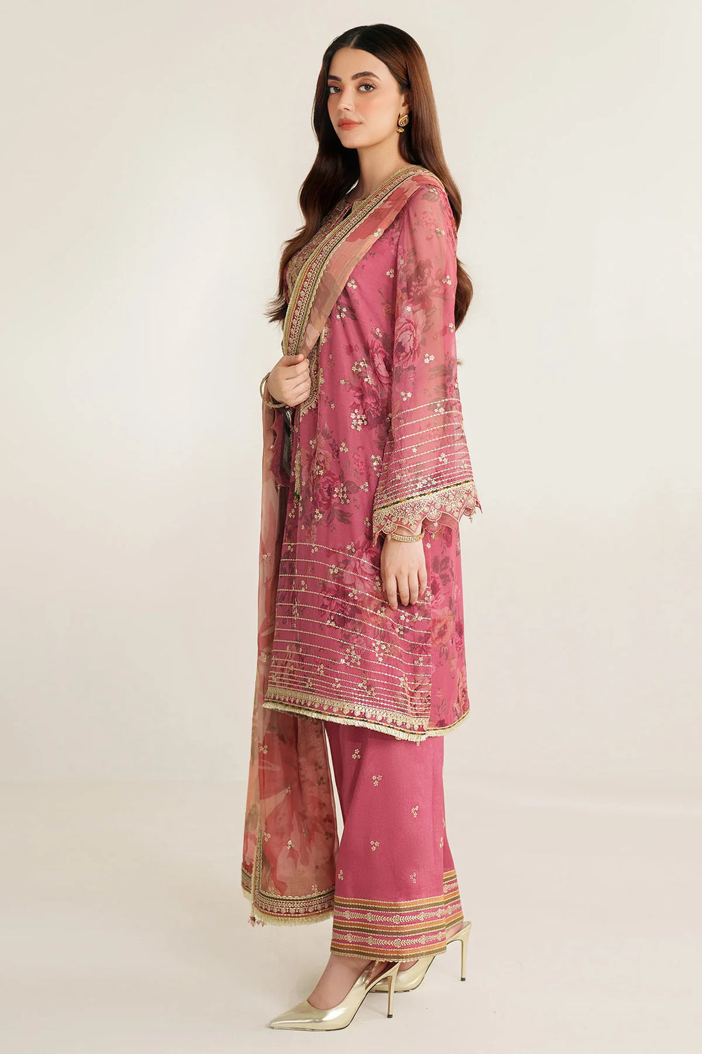 Jazmin - EMBROIDERED CHIFFON UC-3105