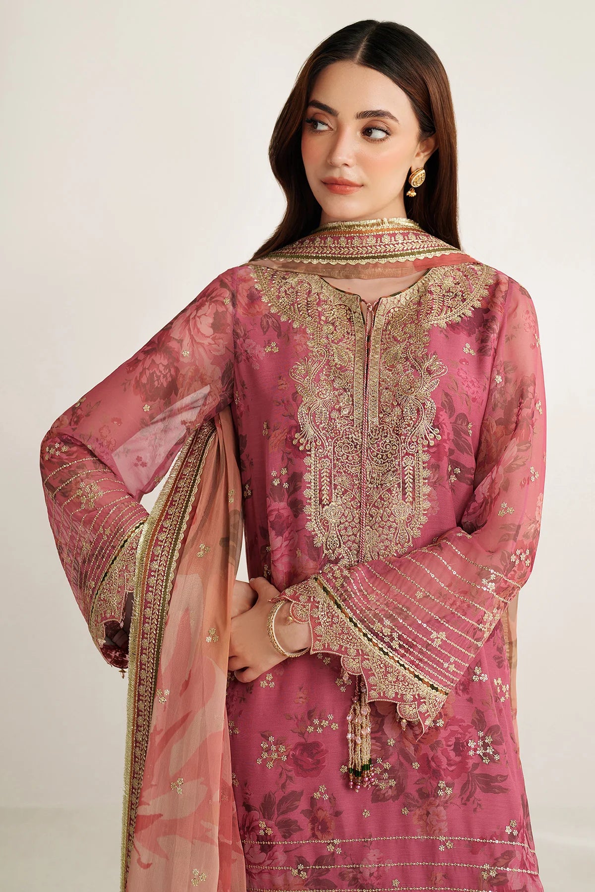 Jazmin - EMBROIDERED CHIFFON UC-3105