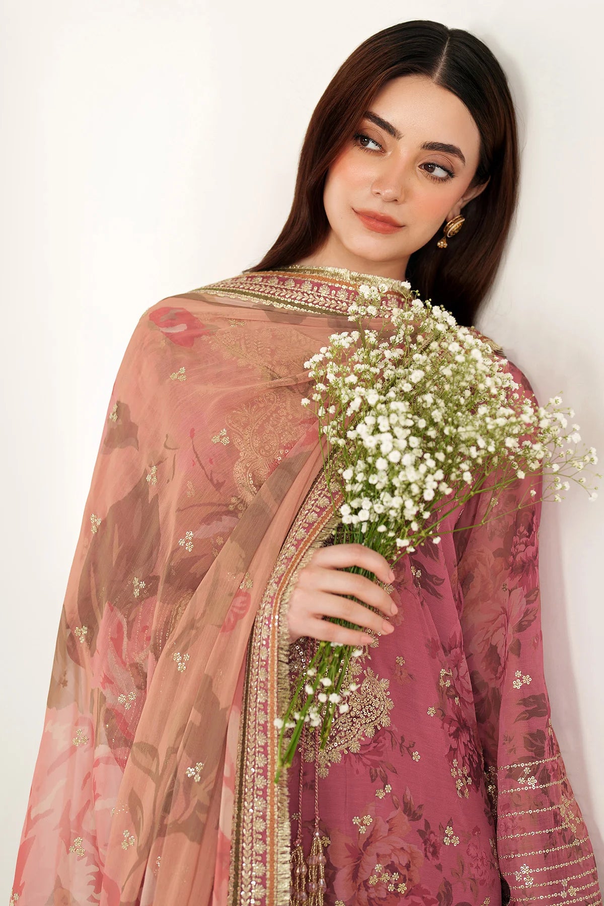 Jazmin - EMBROIDERED CHIFFON UC-3105