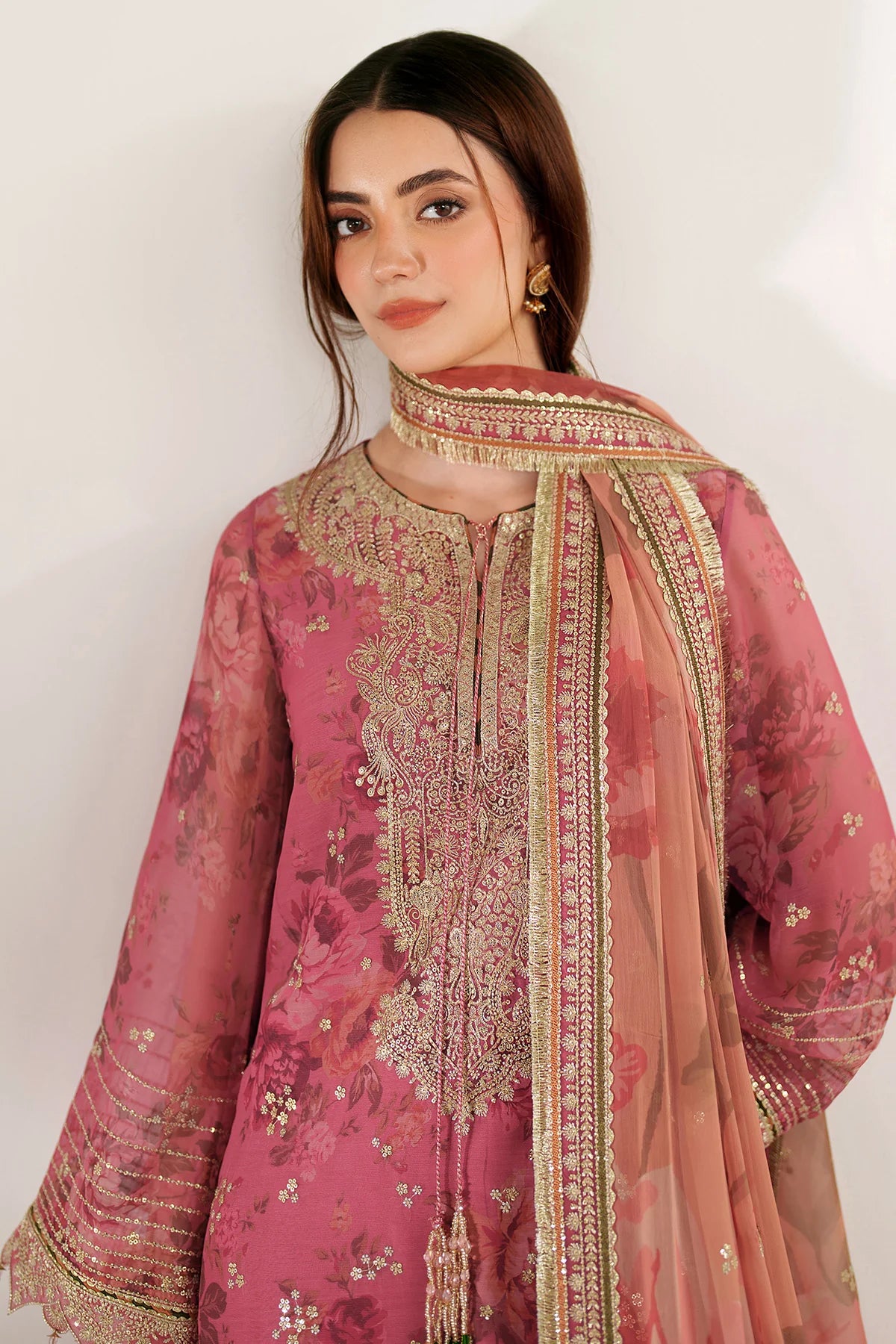Jazmin - EMBROIDERED CHIFFON UC-3105