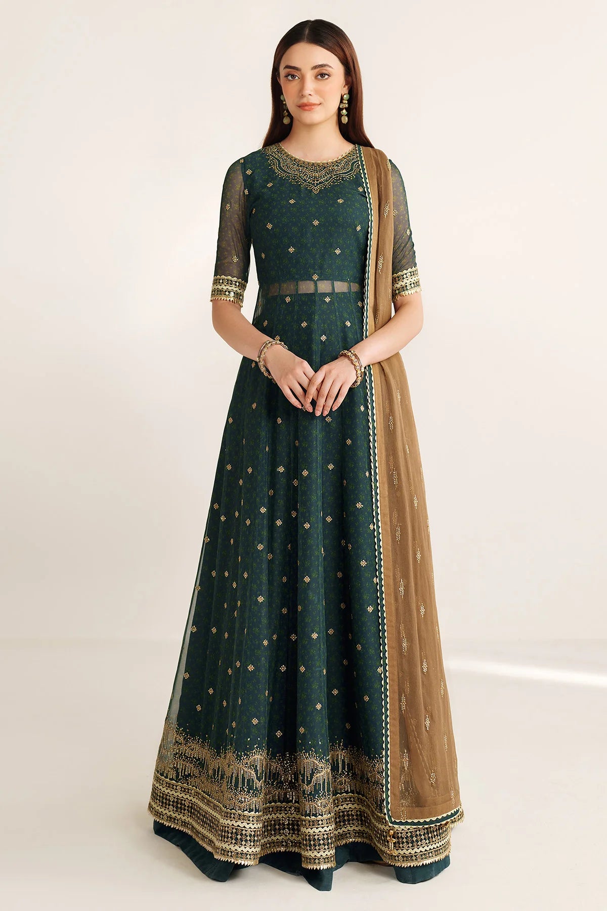 Jazmin - EMBROIDERED CHIFFON UC-3102