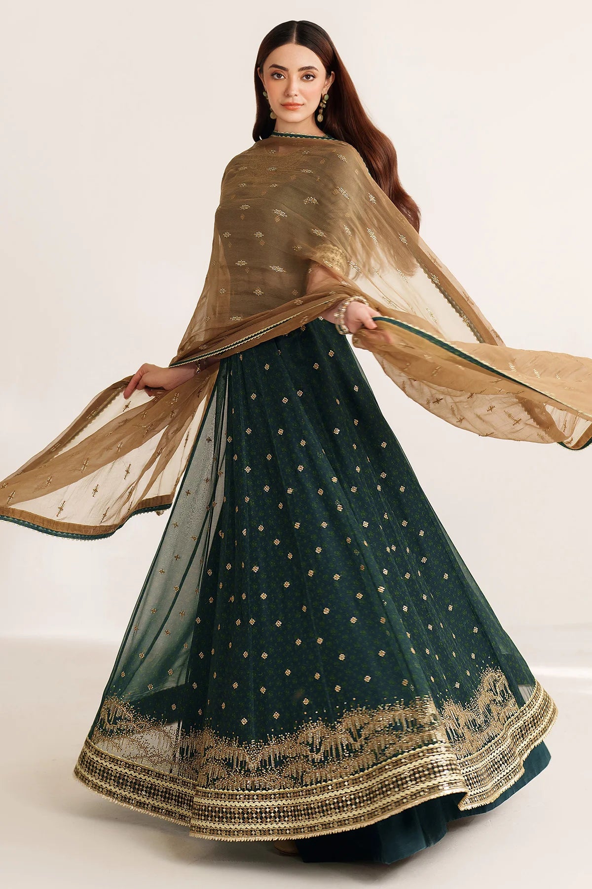 Jazmin - EMBROIDERED CHIFFON UC-3102