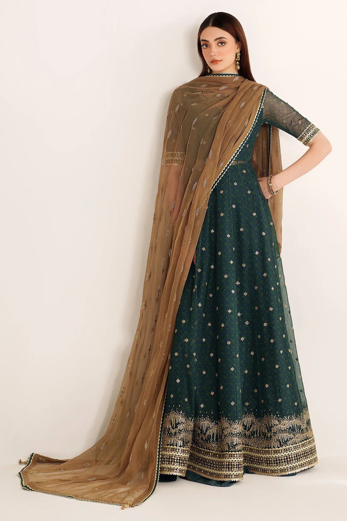 Jazmin - EMBROIDERED CHIFFON UC-3102