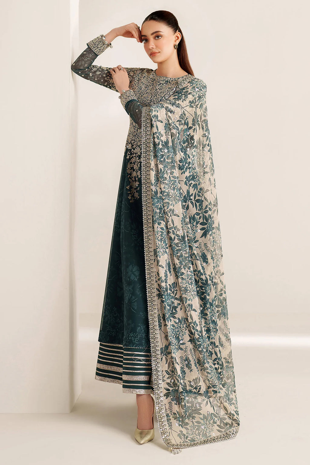 Jazmin - EMBROIDERED CHIFFON UC-3108
