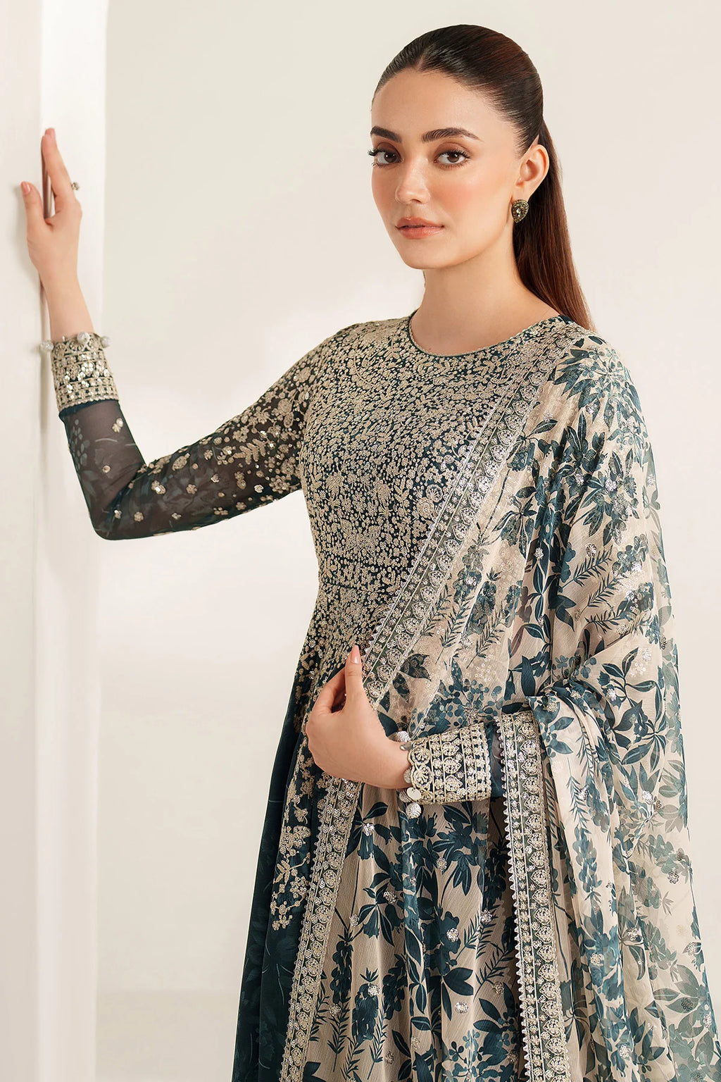 Jazmin - EMBROIDERED CHIFFON UC-3108