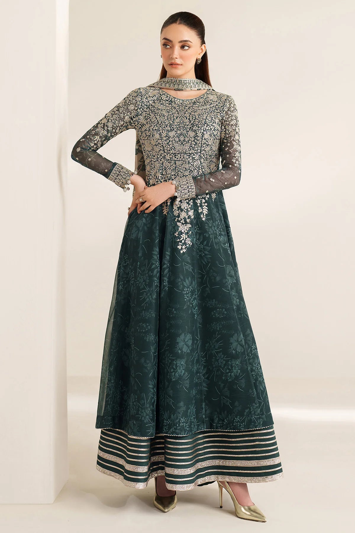 Jazmin - EMBROIDERED CHIFFON UC-3108