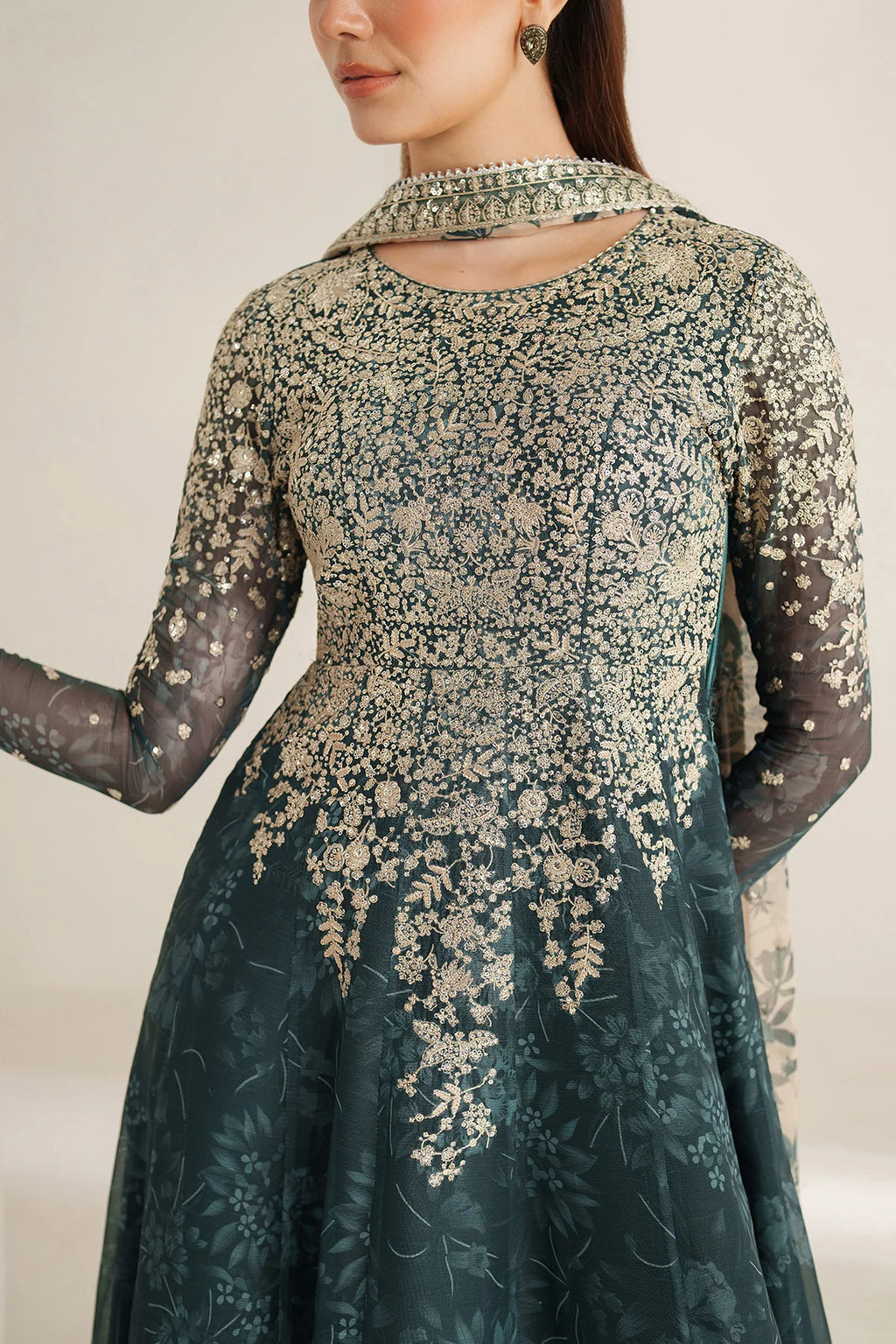 Jazmin - EMBROIDERED CHIFFON UC-3108