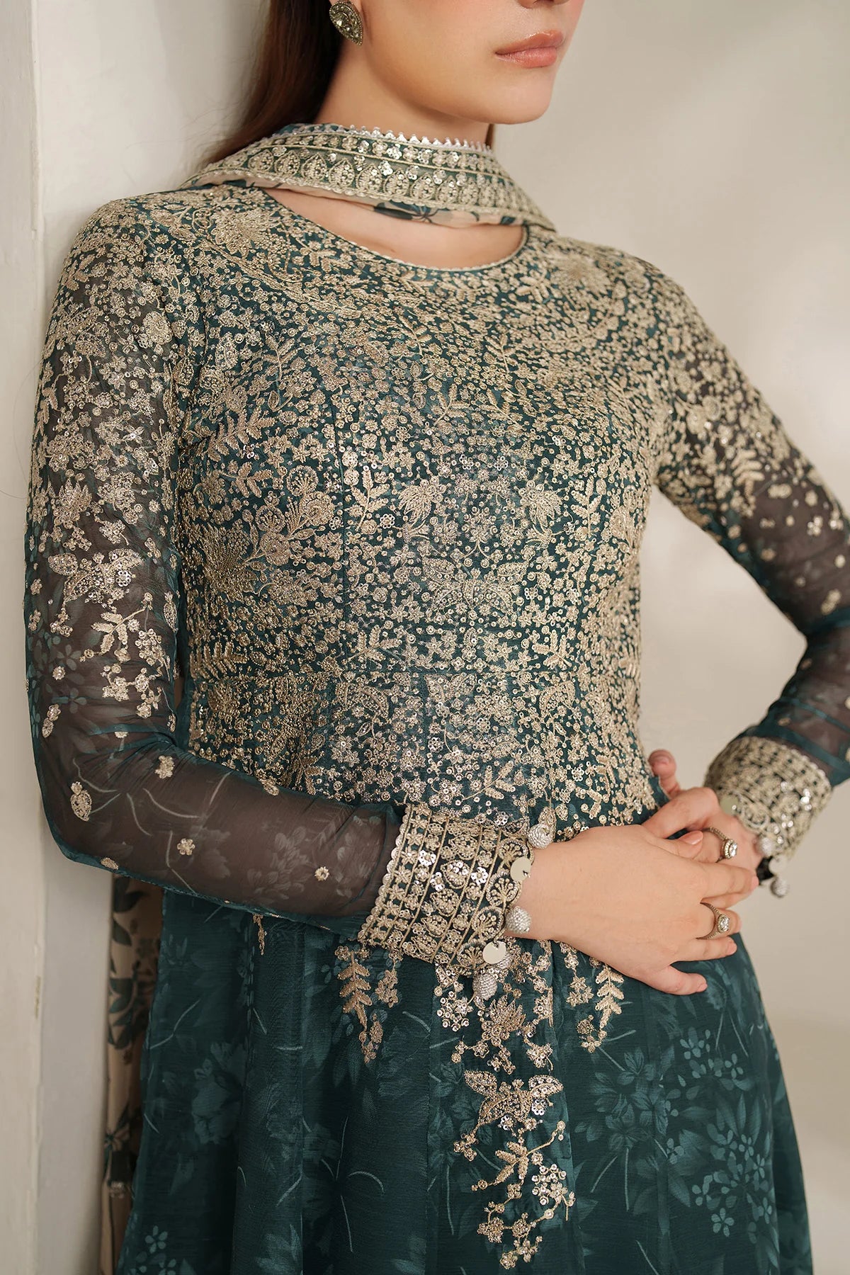 Jazmin - EMBROIDERED CHIFFON UC-3108