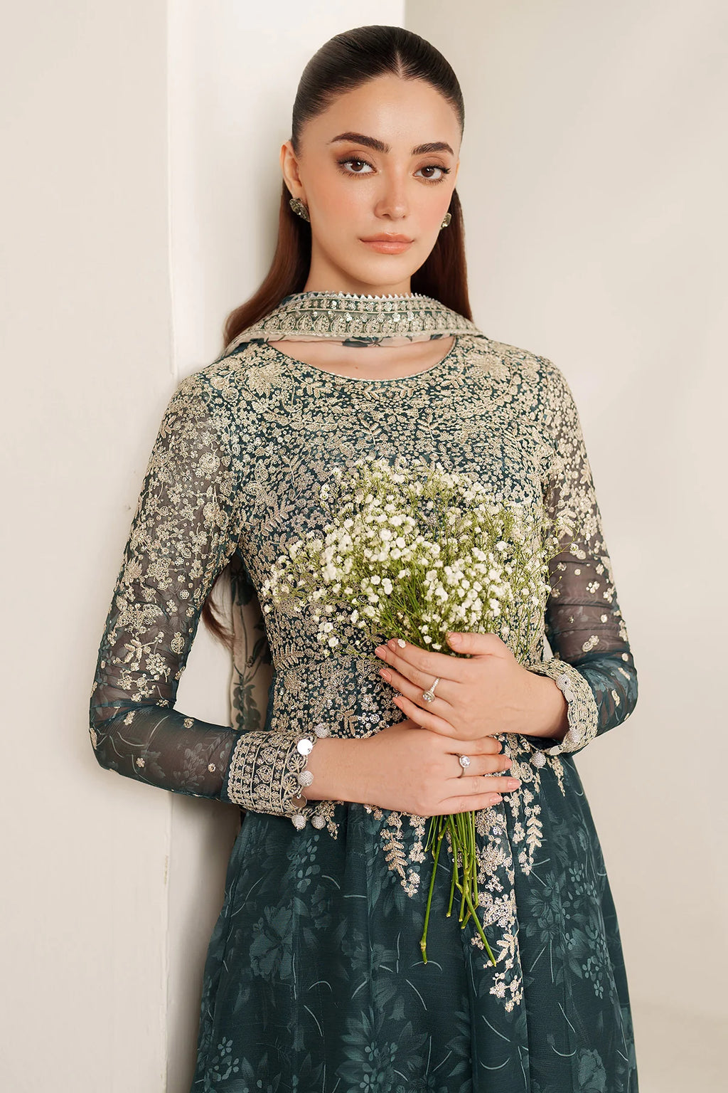 Jazmin - EMBROIDERED CHIFFON UC-3108