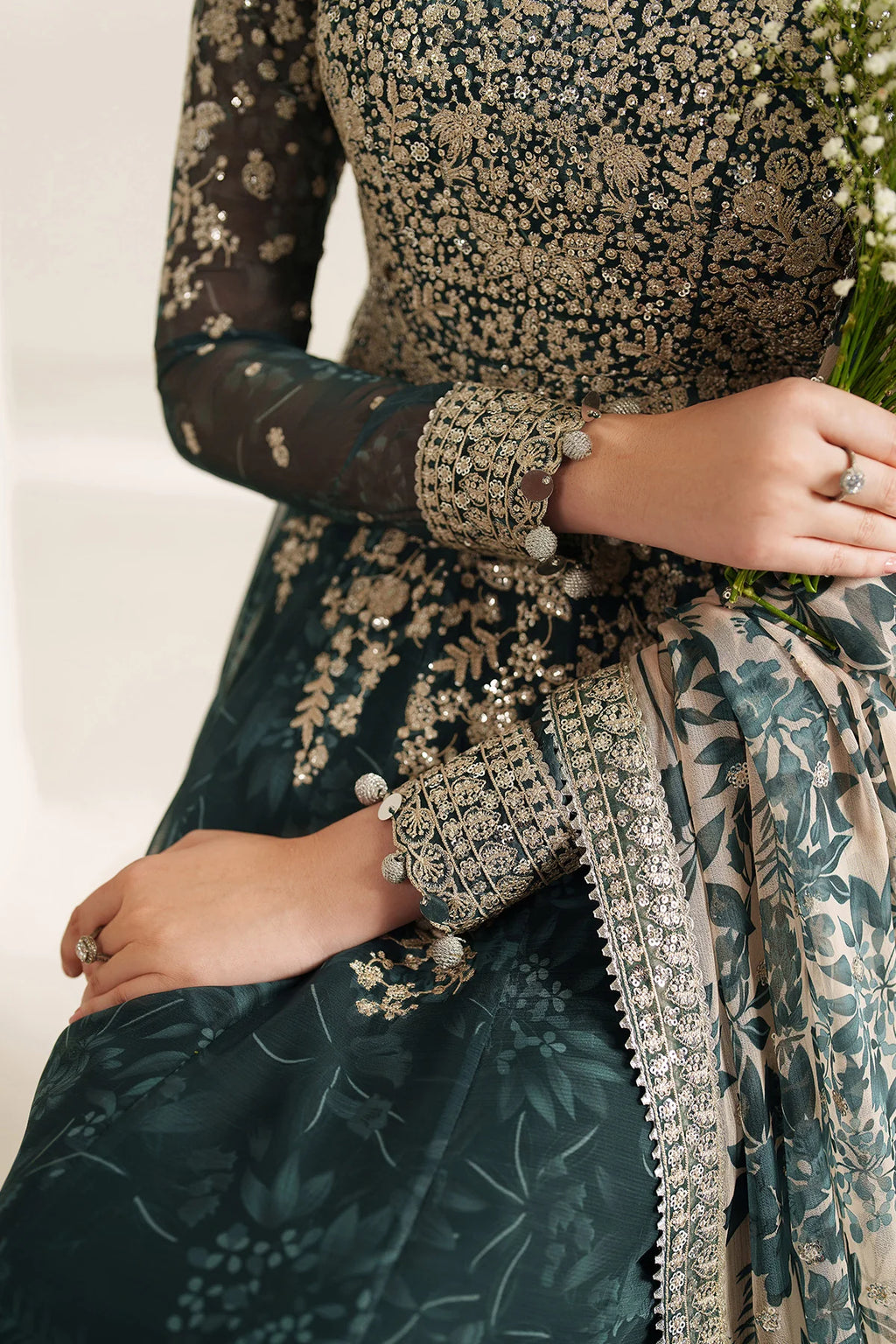 Jazmin - EMBROIDERED CHIFFON UC-3108