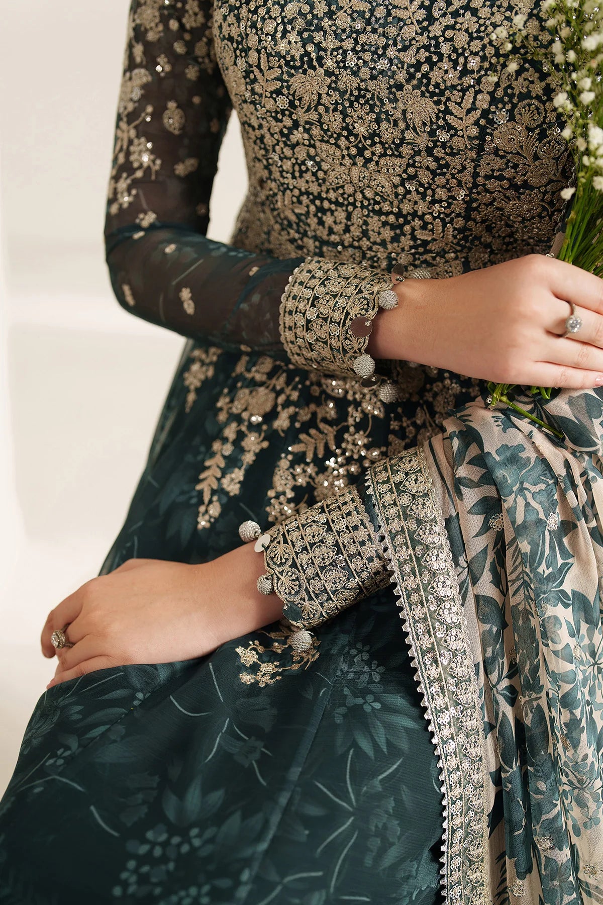 Jazmin - EMBROIDERED CHIFFON UC-3108