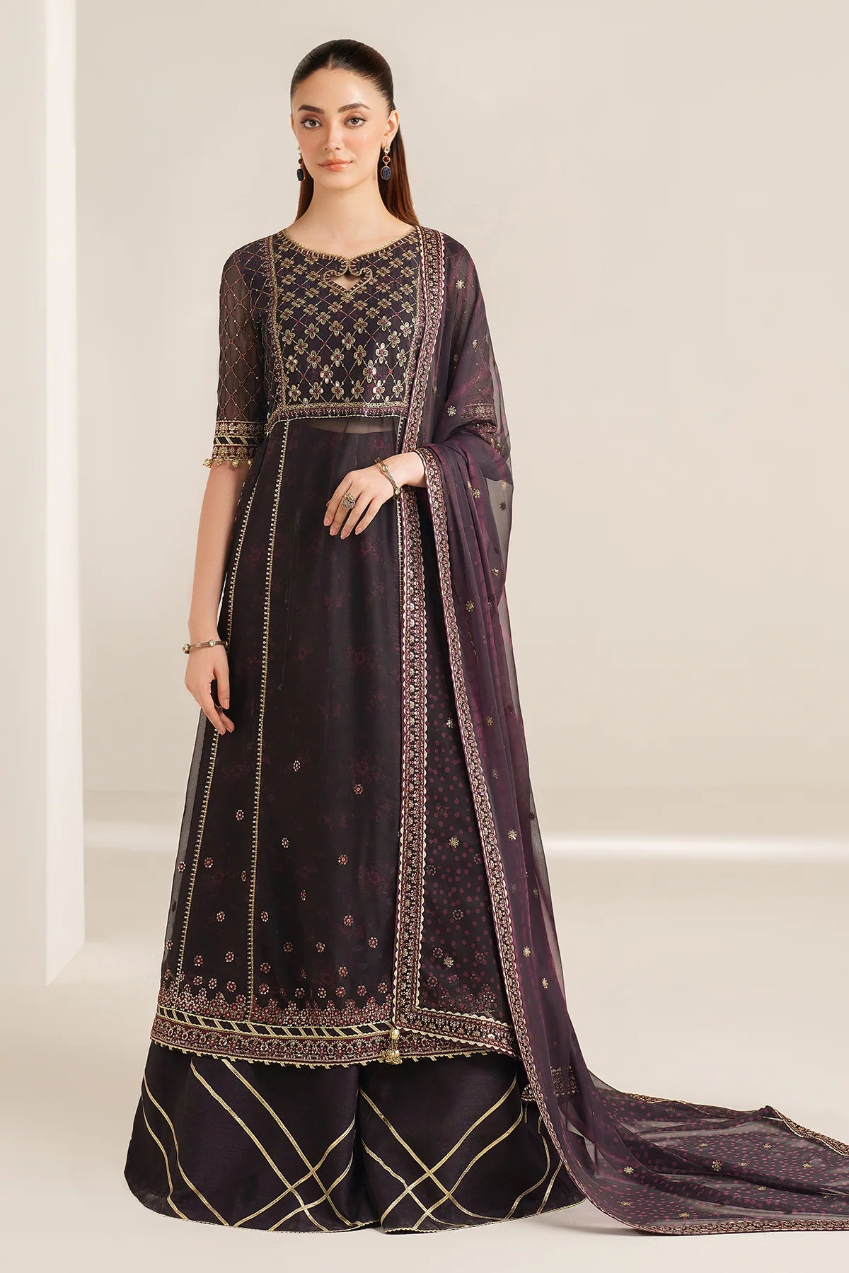 Jazmin - EMBROIDERED CHIFFON UC-3111