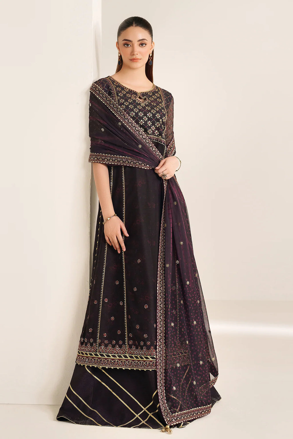 Jazmin - EMBROIDERED CHIFFON UC-3111