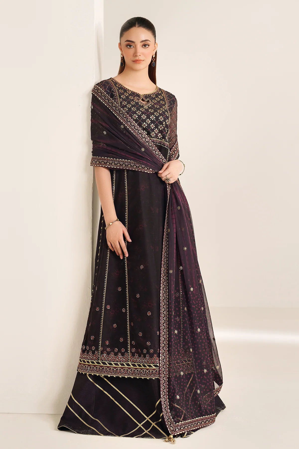 Jazmin - EMBROIDERED CHIFFON UC-3111