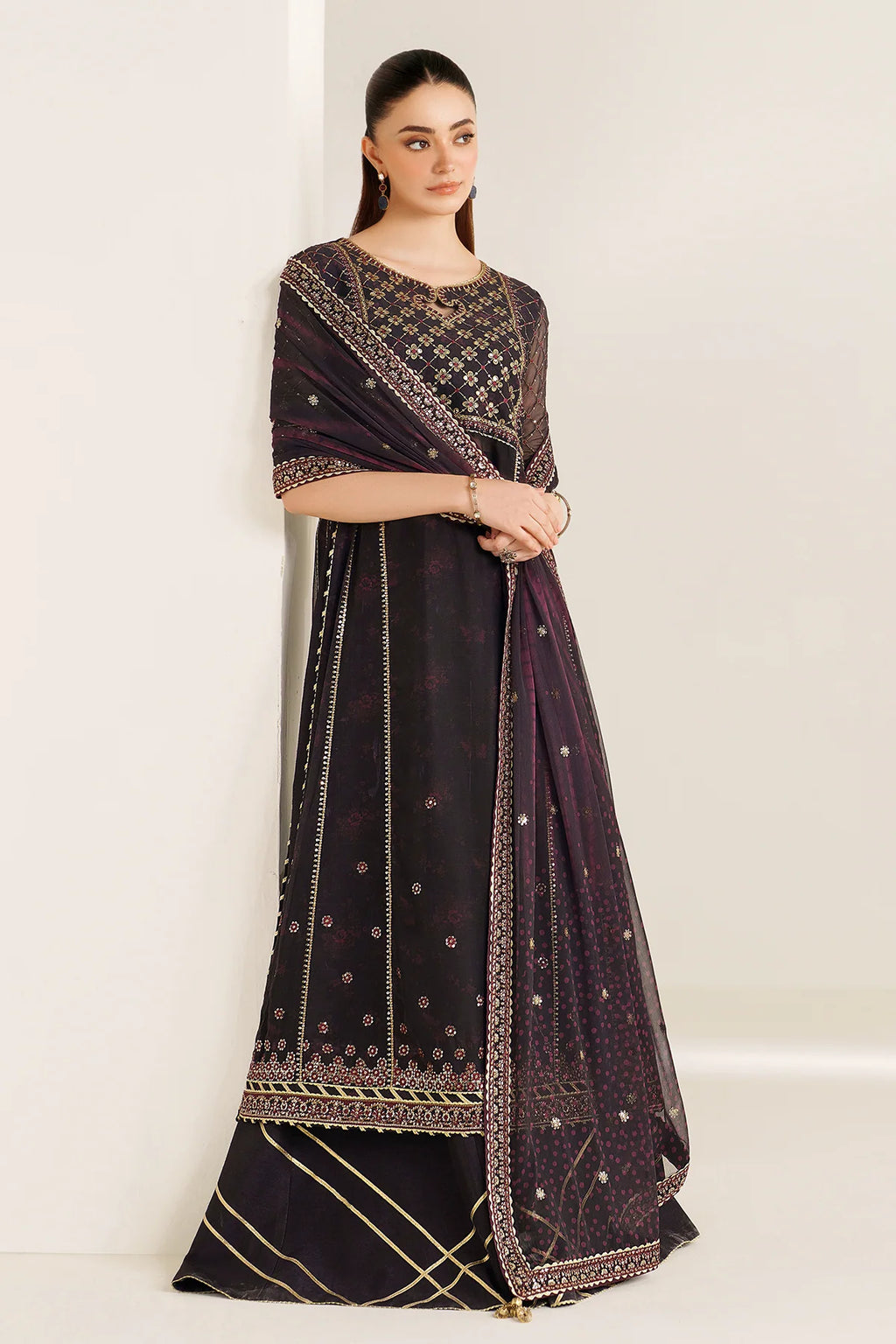 Jazmin - EMBROIDERED CHIFFON UC-3111