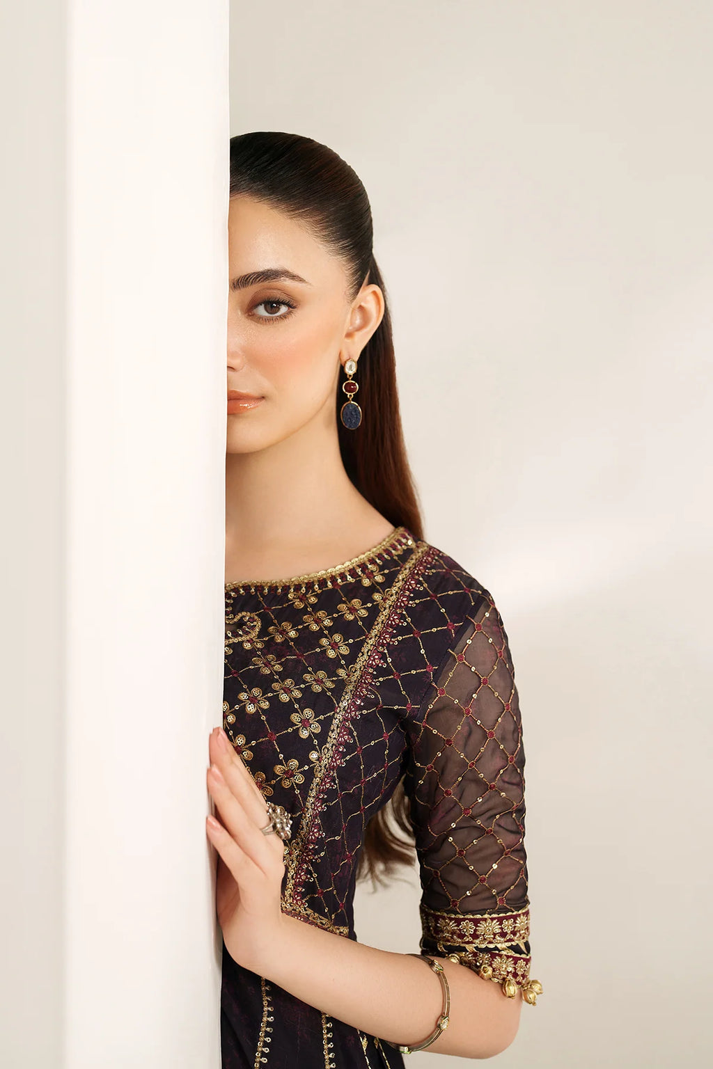Jazmin - EMBROIDERED CHIFFON UC-3111