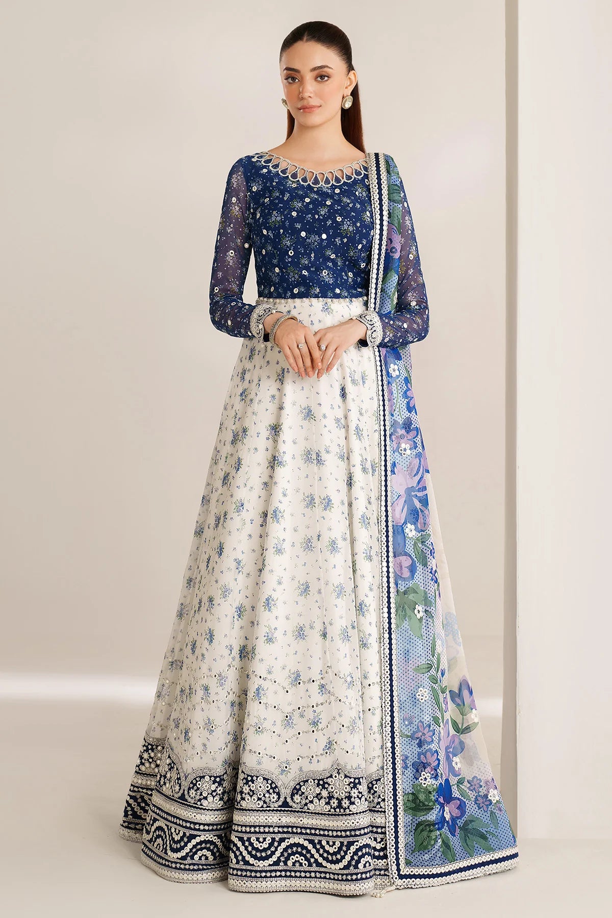 Jazmin - EMBROIDERED CHIFFON UC-3106