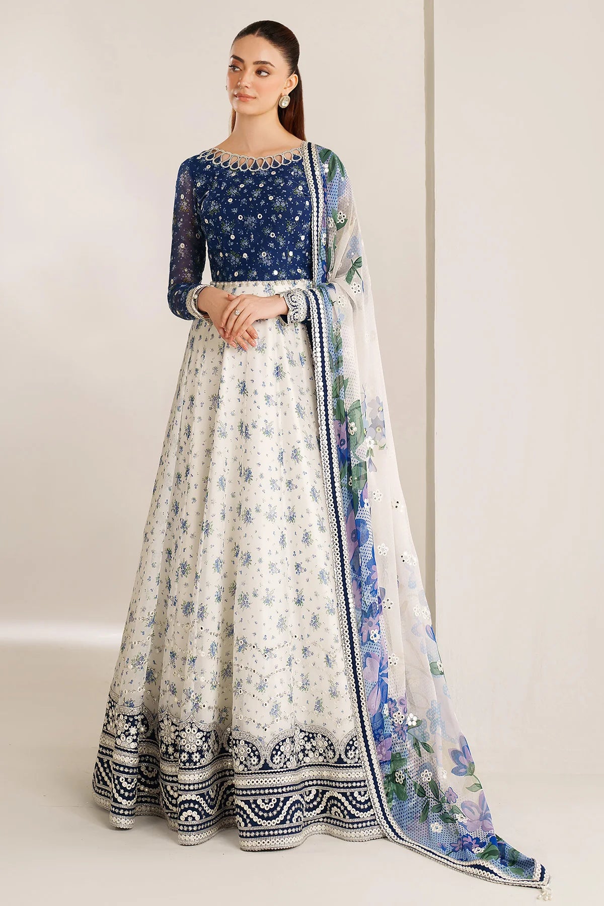 Jazmin - EMBROIDERED CHIFFON UC-3106