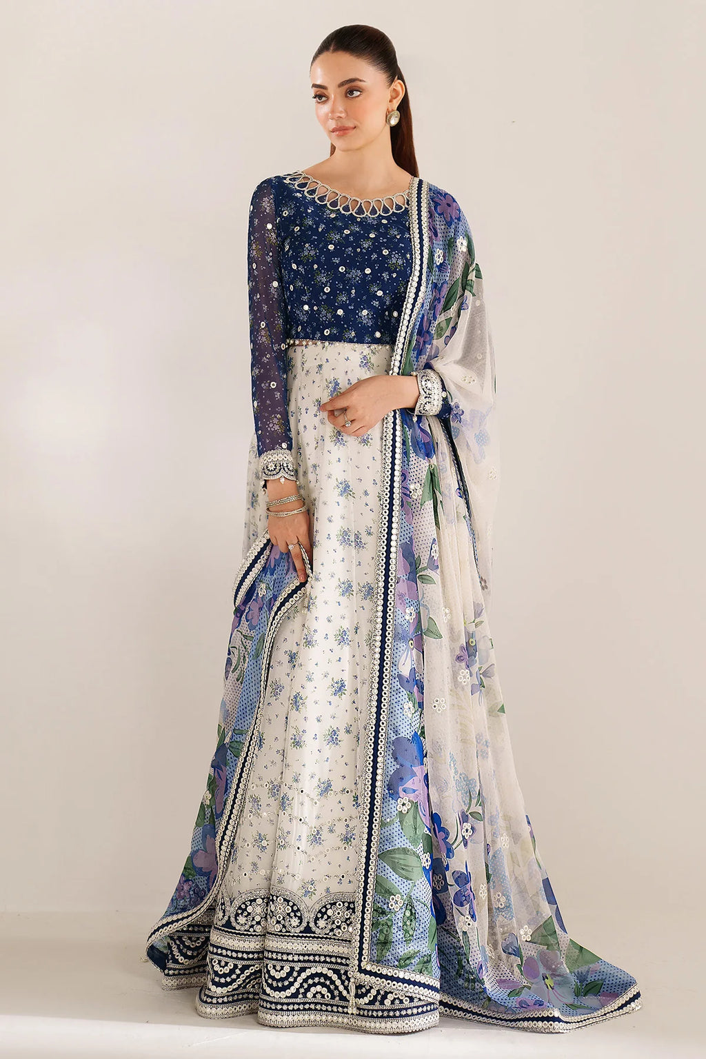 Jazmin - EMBROIDERED CHIFFON UC-3106
