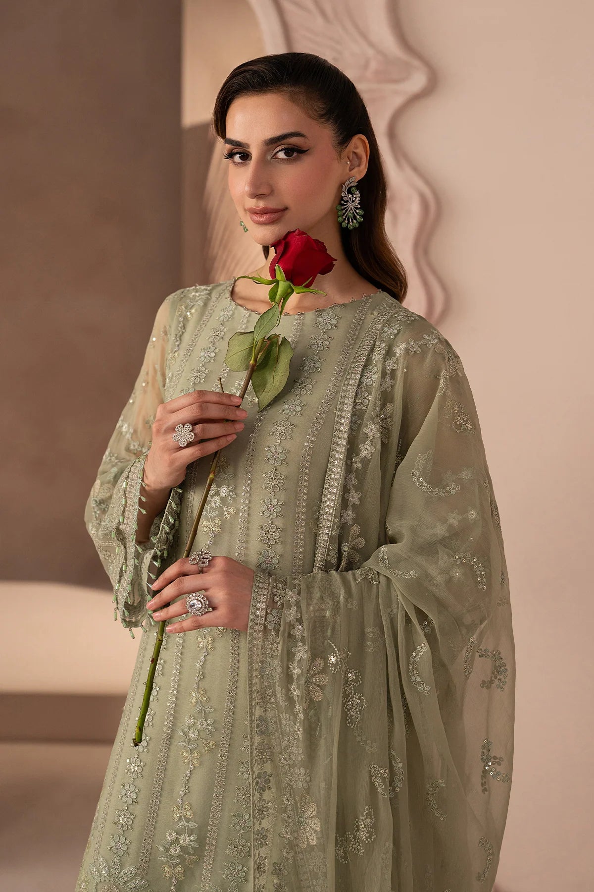 Lavish - Green Petal - Mirha Collections
