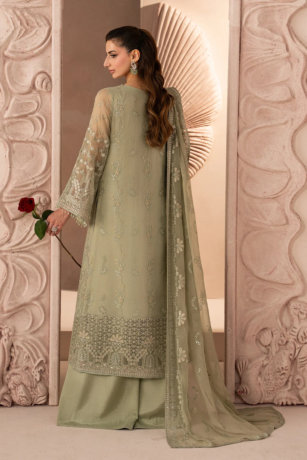 Lavish - Green Petal - Mirha Collections
