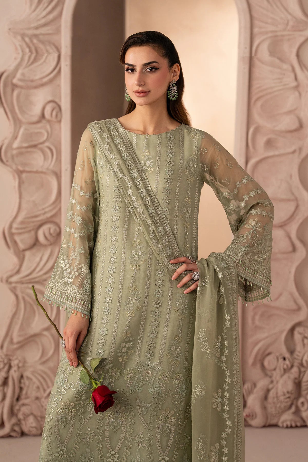 Lavish - Green Petal - Mirha Collections
