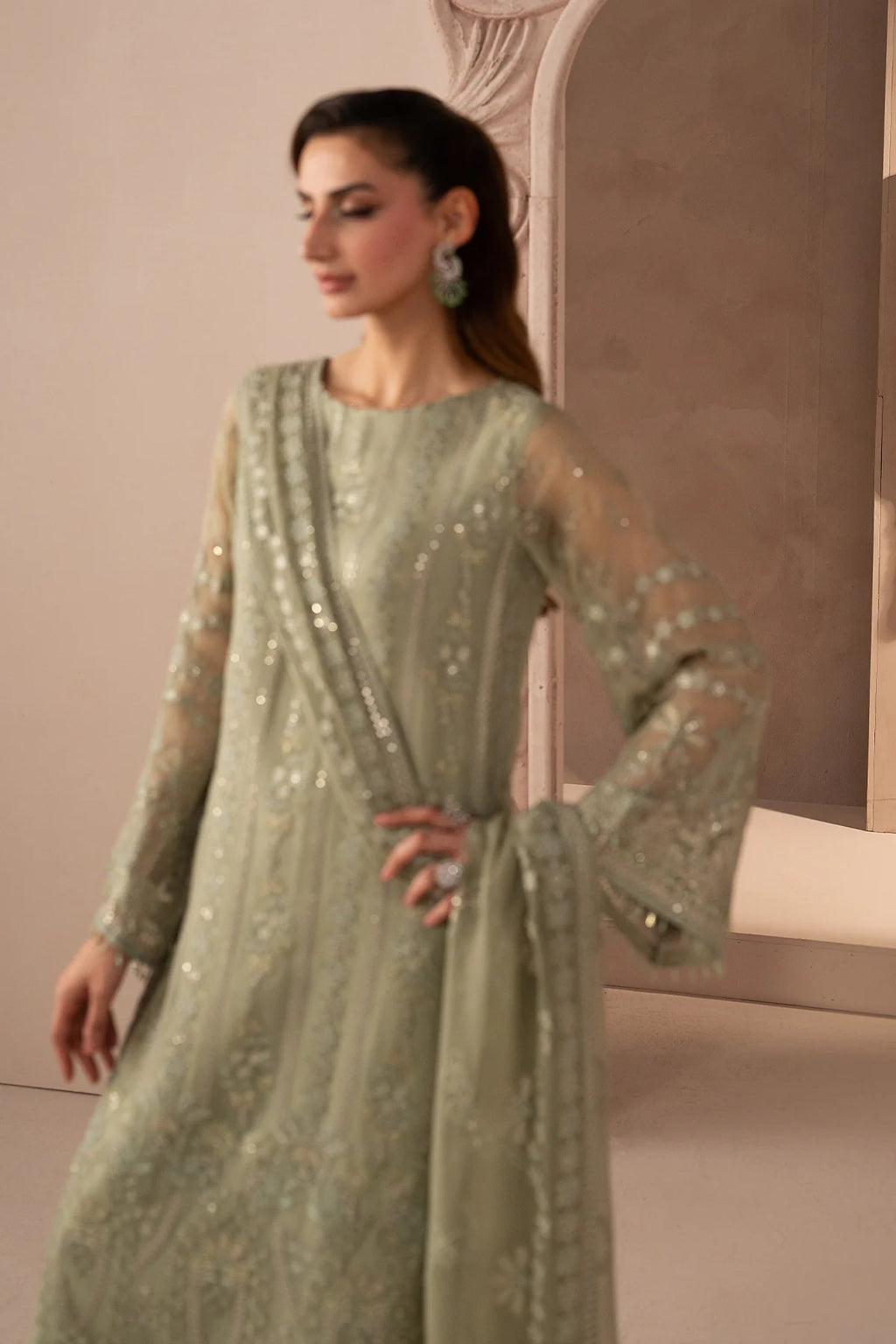 Lavish - Green Petal - Mirha Collections