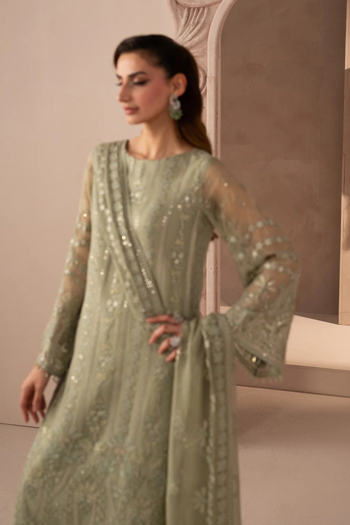 Lavish - Green Petal - Mirha Collections