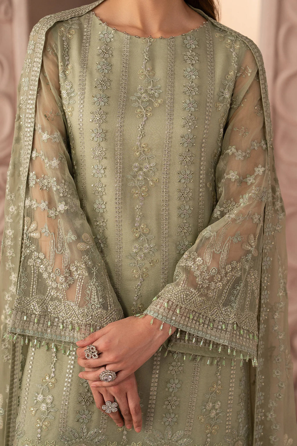 Lavish - Green Petal - Mirha Collections