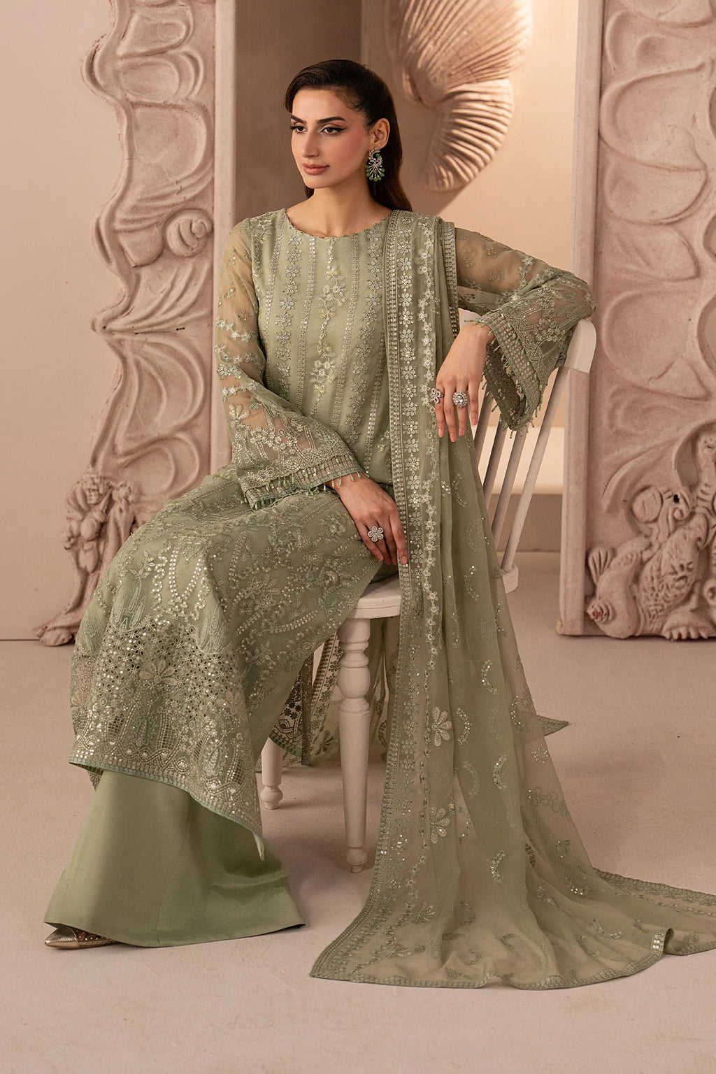 Lavish - Green Petal - Mirha Collections