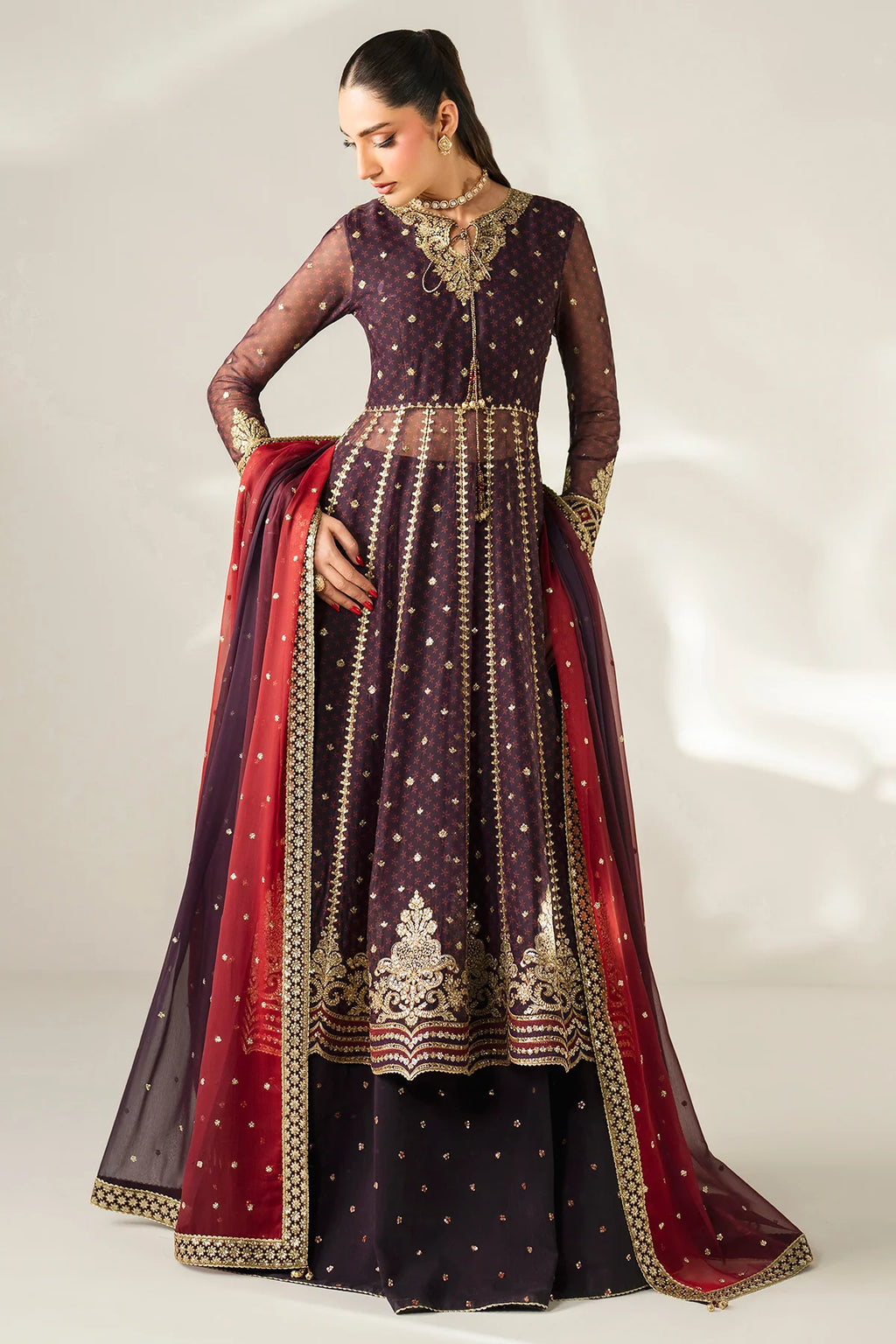 Jazmin - EMBROIDERED CHIFFON UC-3088