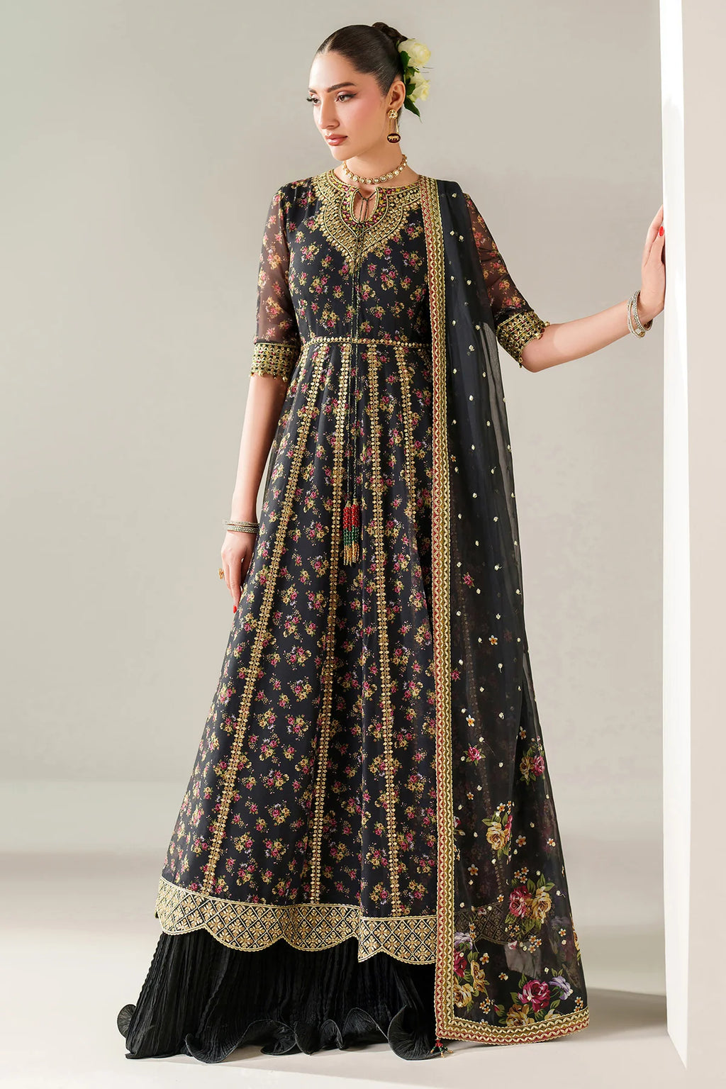 Jazmin - EMBROIDERED CHIFFON UC-3091