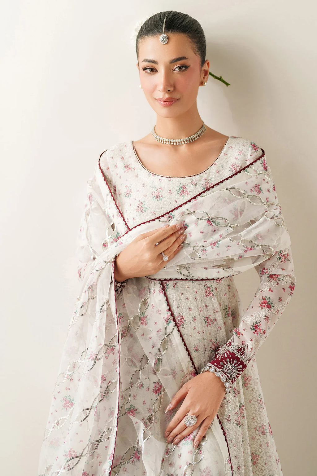 Jazmin - EMBROIDERED CHIFFON UC-3094