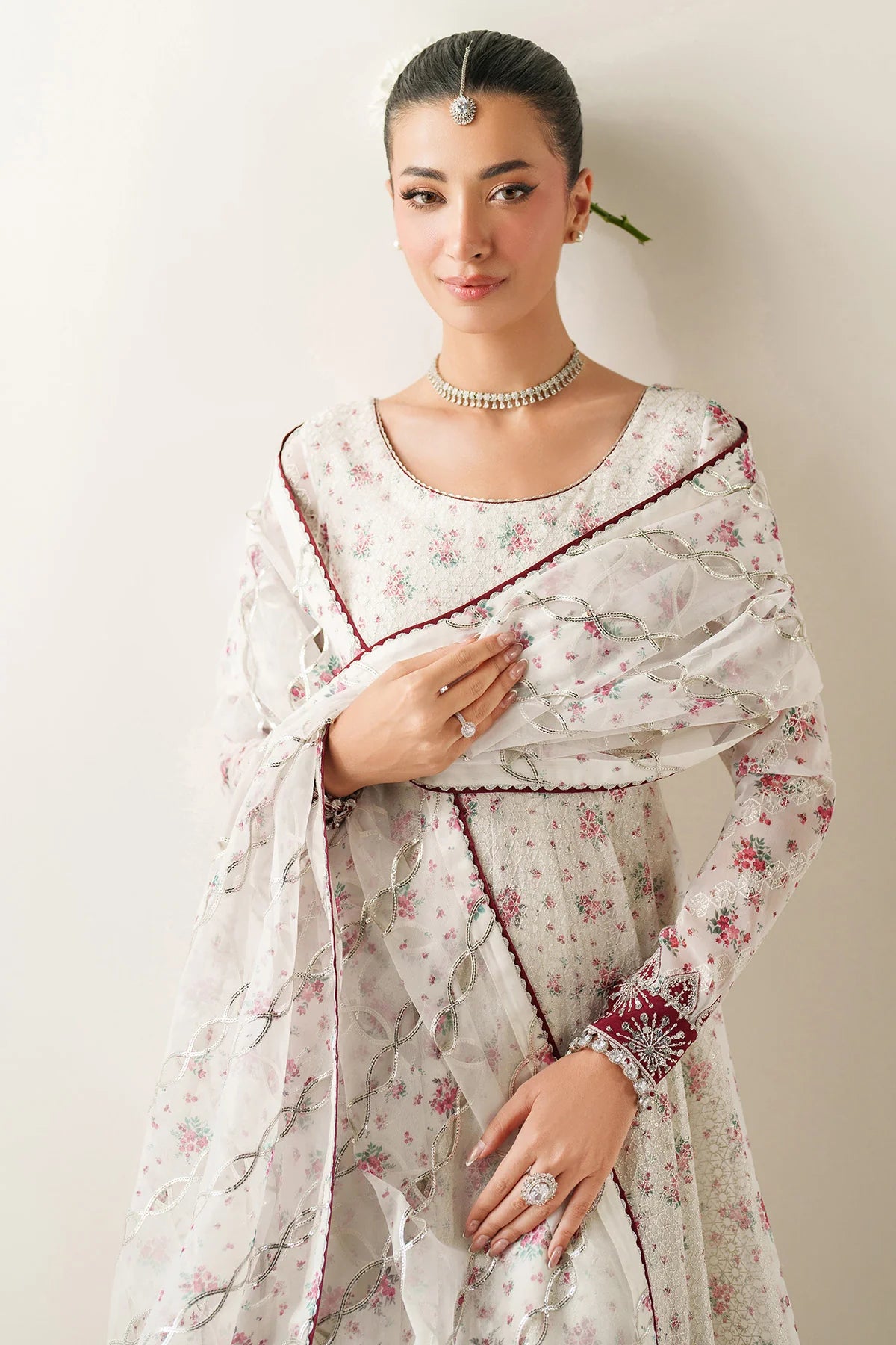 Jazmin - EMBROIDERED CHIFFON UC-3094