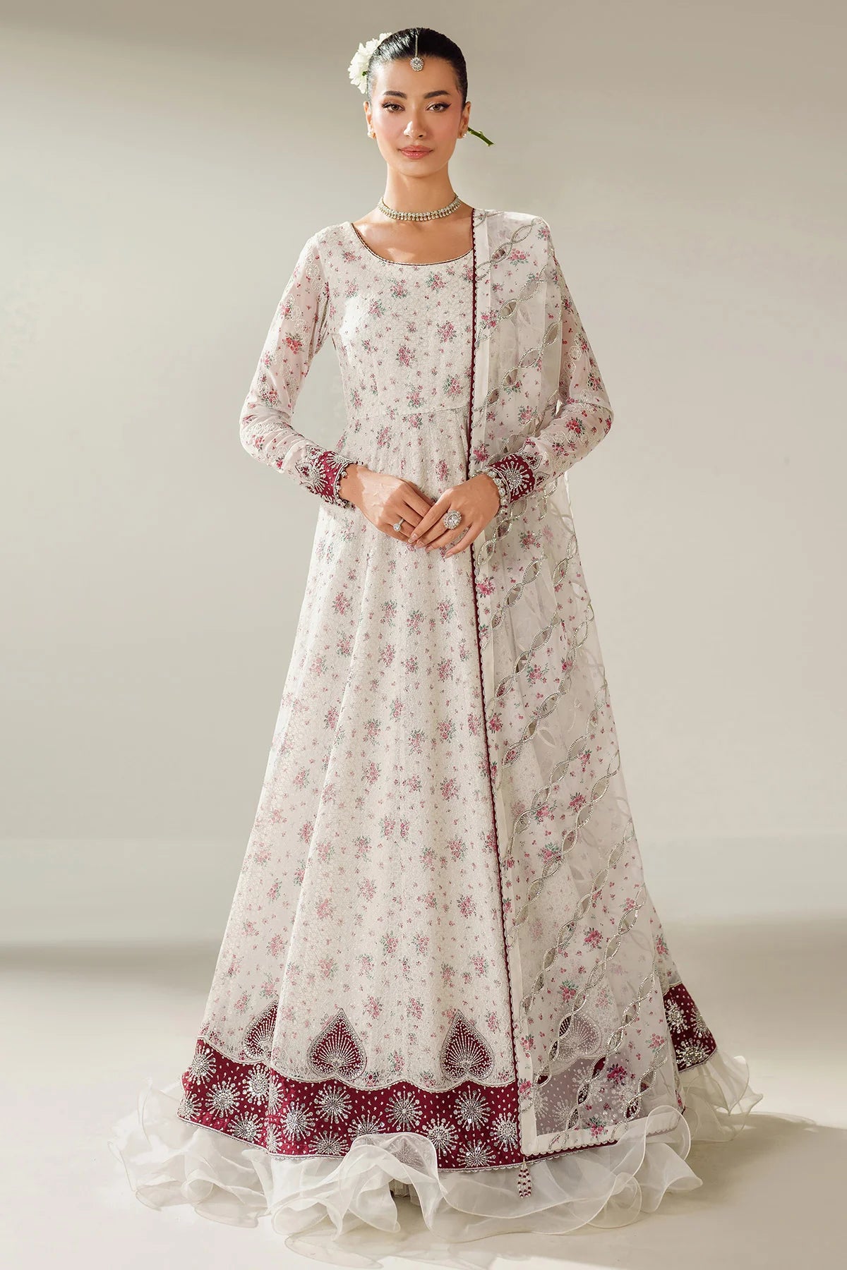 Jazmin - EMBROIDERED CHIFFON UC-3094