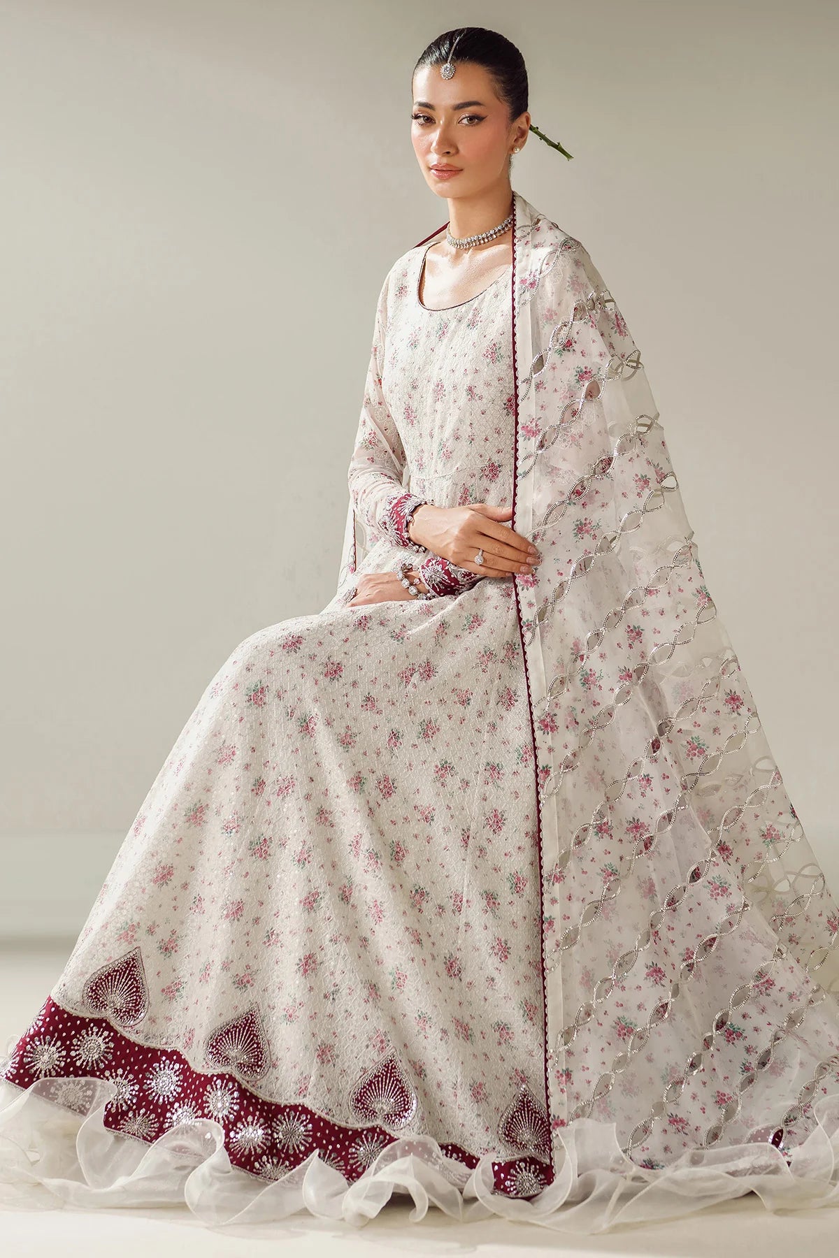 Jazmin - EMBROIDERED CHIFFON UC-3094