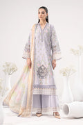 Maria.B.- 3 Piece Embroidered Dobby Lawn Suit (DW-EF26-122-Sky Blue) - Mirha Collections