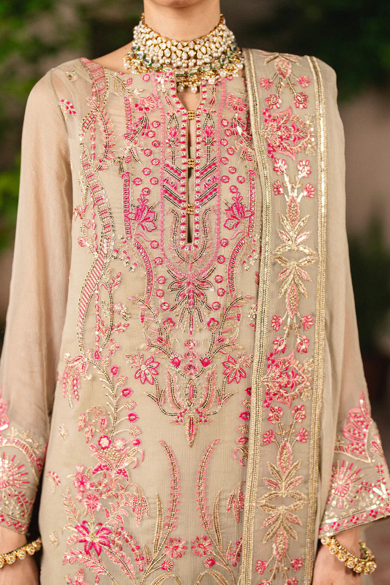 Maryum N Maria - 3 Piece Embroiderd Chiffon GANDHARIKA