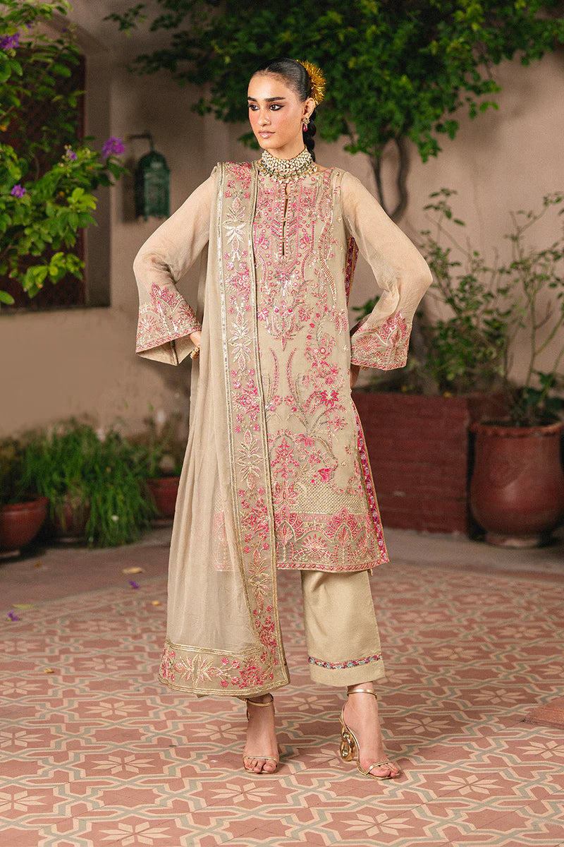 Maryum N Maria - 3 Piece Embroiderd Chiffon GANDHARIKA