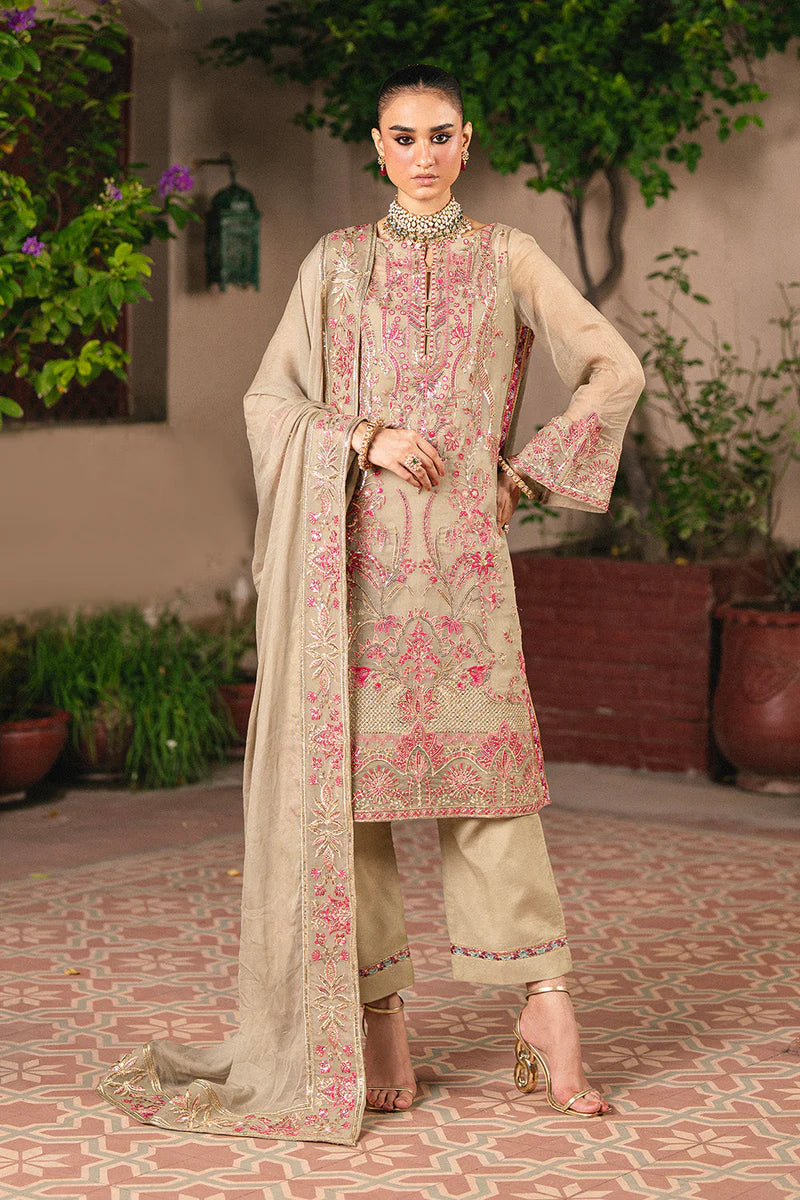 Maryum N Maria - 3 Piece Embroiderd Chiffon GANDHARIKA
