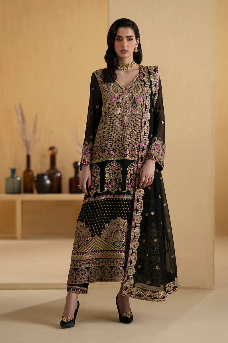 Maryum N Maria - 3 Piece Embroiderd Chiffon MERNEITH